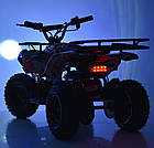 Електроквадроцикл HB-ATV800AS-4 Мотор 800W, 3акк12A/12V, швидко22 км/год, до 65 кг, синій Mila, фото 10