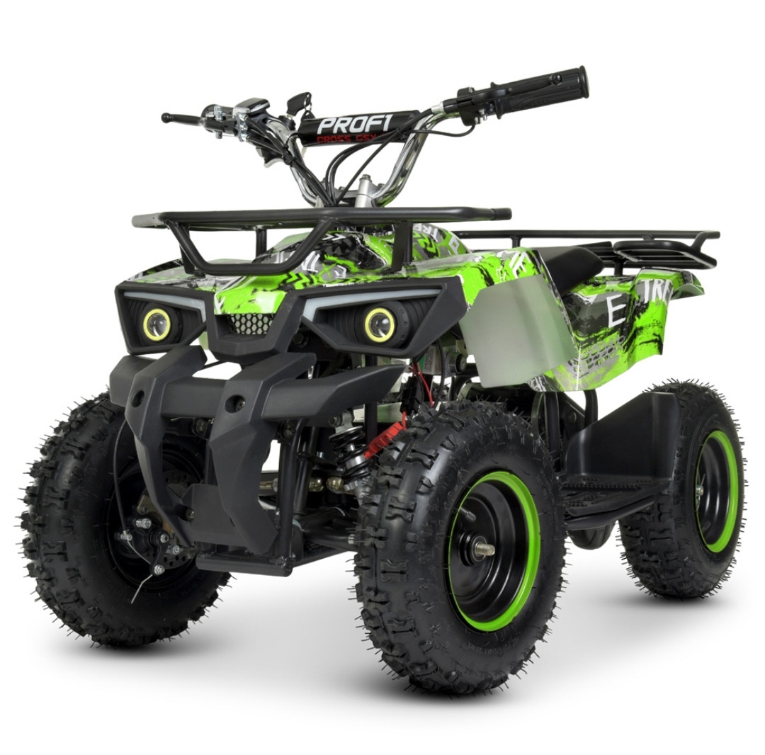 Електроквадроцикл HB-ATV800AS-5 Мотор 800W, 3акк12A/12V, скор22км/год, до 65 кг, зелений Mila