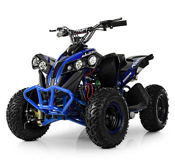 Електроквадроцикл HB-EATV1000Q-4ST (MP3) V2 мот1000W, 4акк12V/12AH, скор26,5км/год, BLUETOOTH, синій Mila