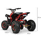 Електроквадроцикл HB-EATV1000Q-3ST V2 Мотор 1000Q, 4 батареї 12V/12AH, швидкість 26,5 км/рік, крайній Mila, фото 5