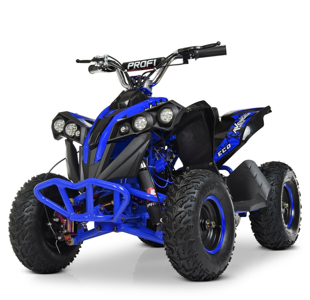 Електроквадроцикл HB-EATV1000Q-4ST V2 Мотор 1000Q, 4 акум 12V/12AH, швидкість 26,5 км/год, синій Mila