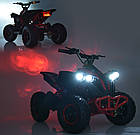 Електроквадроцикл HB-EATV1000Q-7ST V2 Мотор 1000Q, 4 батареї 12V/12AH, швидкість 26,5 км/год, жовтогарячий Mila, фото 6