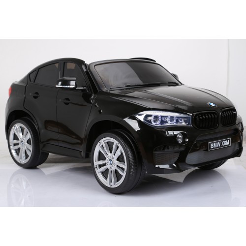 Дитячий двомісний електромобіль Джип JJ2168EBLR-2 BMW ліцензійний / колір чорний Mila