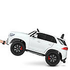 Детский электромобиль M 4781EBLR-12,4G, 4мотори25W, 1аккум12V9АН PRO, EVA, MP3, USB, світло, шкіра, білий Mila, фото 6