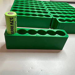 Тримач акумуляторів 18650 для зварювання 1 х 6