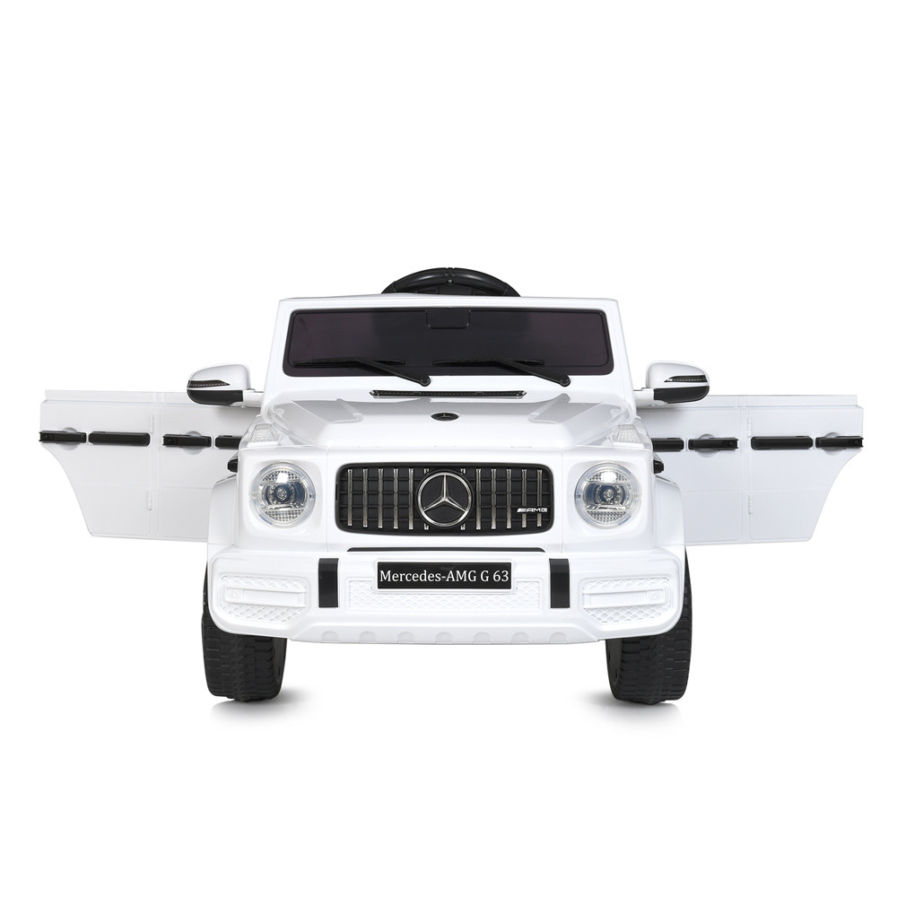 Дитячий електромобіль M 5038EBLR-1 р/к (2,4G), 4*20 W, 1*12V9AH, MP3, TF, USB, EVA, светло, шкіра, білій Mila