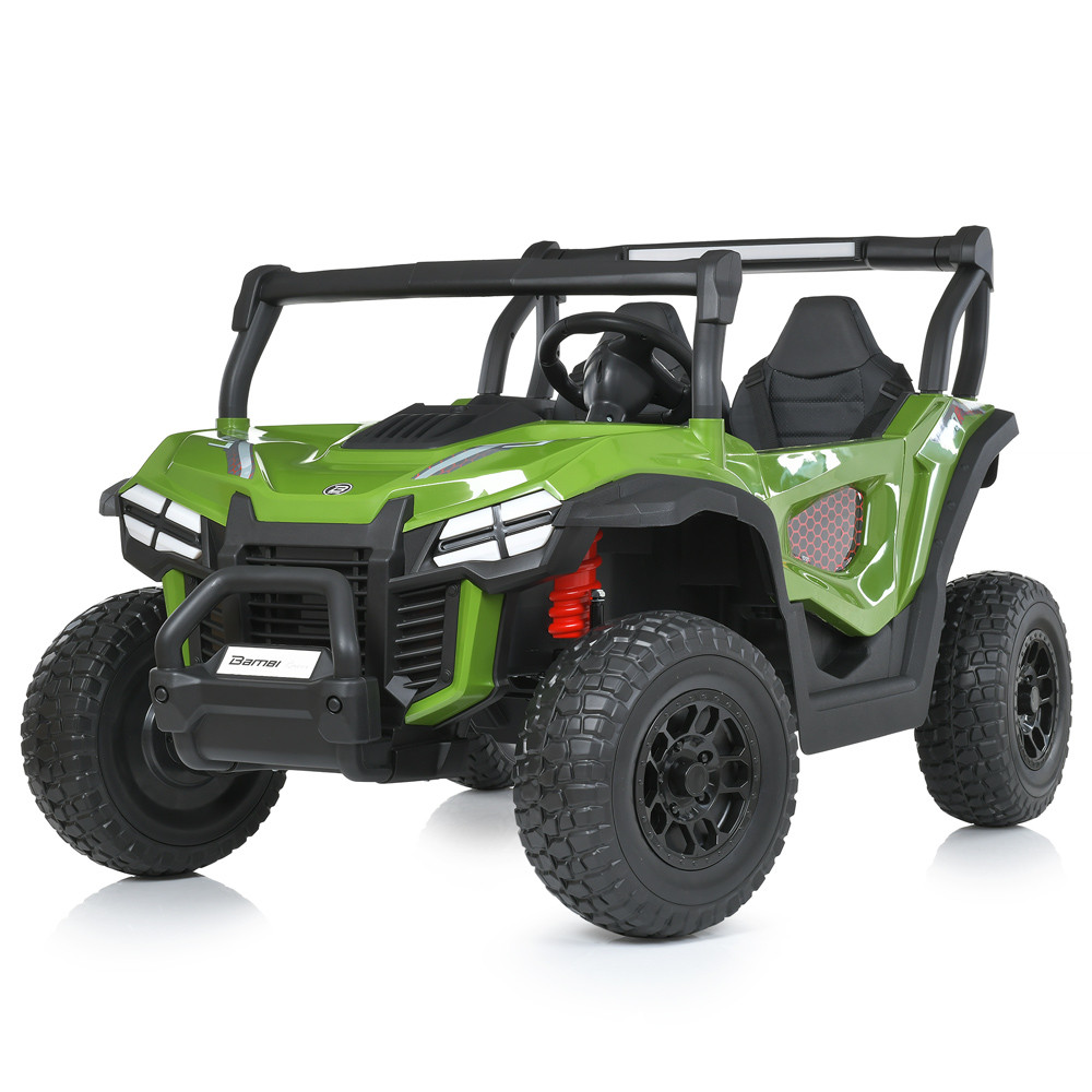 Дитячий електромобіль джип M 5019EBLR-10 2,4G, 4*90W, 1*24V7AH, USB, муз, EVA, шкіра, камуфл. Mila