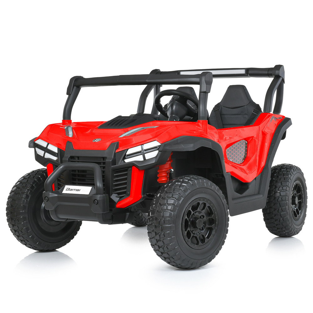 Дитячий електромобіль M 5019EBLR-3 (24 V) 2,4G, 4*90W, 1*24V7AH, USB, муз, EVA, шкіра, червоній Mila