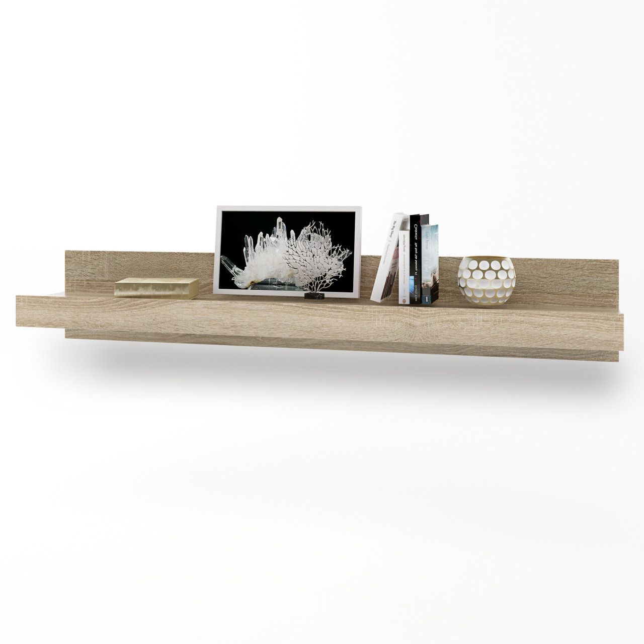 Полиця навісна Еверест Британія ПН-10 дуб сонома (DTM-2222), фото 1