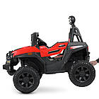 Электромобиль джип M 4620EBLR-3 2,4G, 1аккум12V10AH, 4мотори25W, муз,світло, MP3, USB, EVA, шкіра, червоний Mila, фото 5