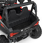 Электромобиль джип M 4620EBLR-3 2,4G, 1аккум12V10AH, 4мотори25W, муз,світло, MP3, USB, EVA, шкіра, червоний Mila, фото 7