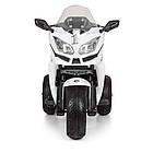 Електромотоцикл M 3688EL-1 2мотор35W, 2аккум6V5AH, MP3, TF, USB, колесаEVA, шкір.сід, муз, біл Mila, фото 3