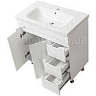 Тумба підлогова ЮВВІС Марко 80 см з умивальником Болеро 80 см, фото 2