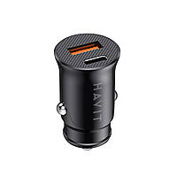 Автомобільний зарядний пристрій HAVIT HV-CC2022 20W USB+USB-C Black