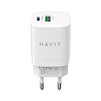 Зарядное устройство HAVIT HV-UC30 30W USB+USB-C White