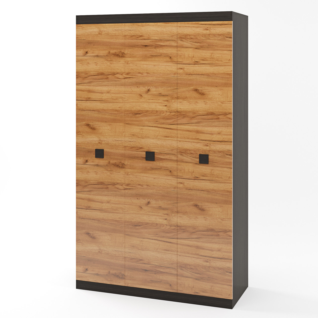 Шафа 3-х дверна Еверест Соната-1200 венге темний + дуб крафт золотий (DTM-2294), фото 1