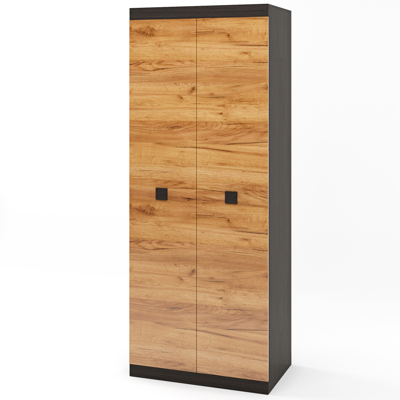 Шафа розпашна 2-х дверна Еверест Соната-800 венге темний + дуб крафт золотий (DTM-2299), фото 1