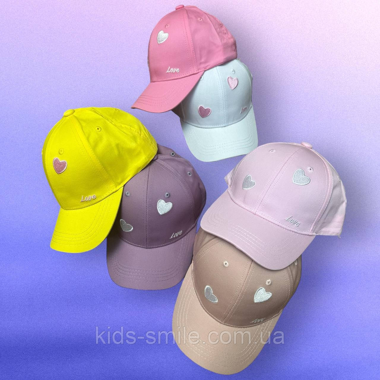 Кепки дитячі ( 52-54 розмір)