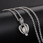 Перлина бажань з кулоном 42 см, в подарунковій упаковці / Жіночий кулончик з перлиною / Підвіска на шию, фото 3