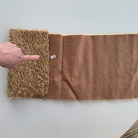 Тедди мех. Мохер прорідженний, антік. Колір светлий беж, золотистий, основа рижа.   Германия.