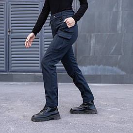 Женские черные штаны-карго Static с 6 карманами повседневные спортивные штаны прямые удобные на девушку