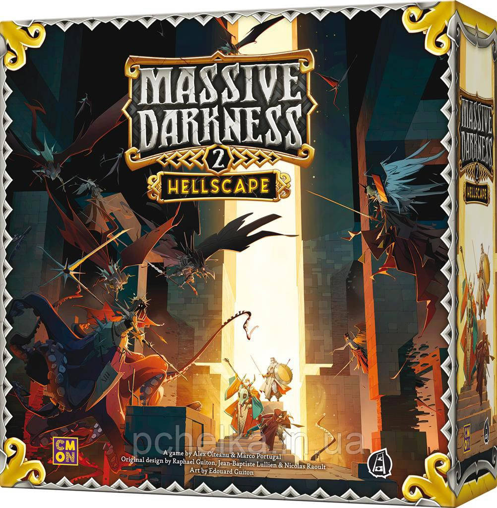 Игра Мрак тьмы: пеклопходцы, Massive darkness 2: Hellscape, Кромешная тьма 2, Морок пітьми:Пеклопроходці ENG