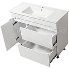 Тумба підлогова ЮВВІС Марко 100 см з умивальником Веста 100 см, фото 2