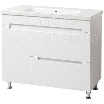 Тумба підлогова ЮВВІС Марко 100 см з умивальником Болеро 100 см