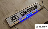 LED Рамка номерного знаку з написом та логотипом "DAF", фото 2