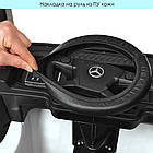 Детская електровантажівка M 4208EBLR-1 с прицепом, 2,4G, 4*35W, 2*12V7AH, кожа, EVA, MP3, USB, белый Mila, фото 6