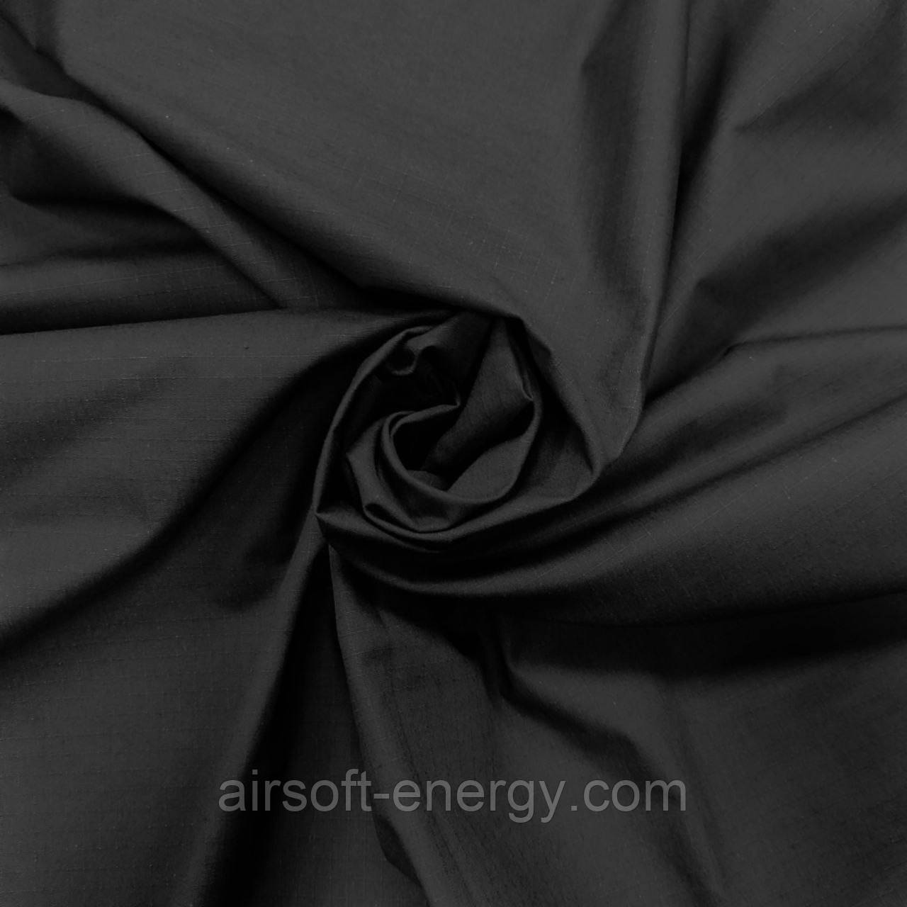 Тканина костюмна ріп-стоп колір чорний