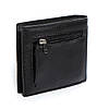 Гаманець чоловічий шкіряний чорний на магніті монетниця зовні затискач натуральна шкіра Dr. Bond MSM-3, фото 9
