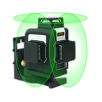 Лазерный уровень My Tools 3D-Mark 1H/2V/360-60, зеленый с адаптером 149-А360 и кейсом для хранения