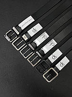 Стильний брендовий чоловічий ремінь з натуральної шкіри ширина 4см, Чорний