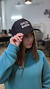 Кепка бейсболка з вашим логотипом Чорна, фото 5