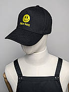 Кепка бейсболка з вашим логотипом Чорна, фото 8