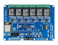 IoTPi - 6-канальный релейный модуль RS485 RP2040 + ESP8266 WiFi - SB Components SKU24179