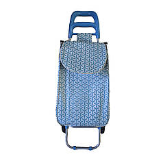 Тачка сумка двоколісна кравчучка Stenson MH-2784 Wicker blue N