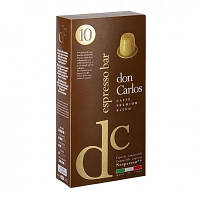 Кофе Carraro "Don Carlos" Nespresso Espresso Bar в капсулах 10 шт