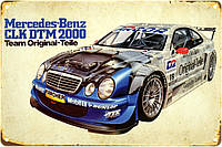 Металева табличка / постер "Mercedes-Benz CLK DTM 2000" 30x20см (ms-104102)