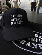 Кепка бейсболка з вашим логотипом Чорна, фото 2