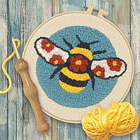 Набор для вышивания в ковровой технике DIMENSIONS 76392 "Пчела с цветочным узором"