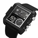 Наручний годинник Skmei 2020 Black-Black-Black, фото 4