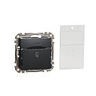 Картковий вимикач 10А Чорний 73х73х45mm ABS-UV [SDD114121] Sedna Design & Elements Schneider Electric