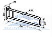 Поручень для унітазу відкидний для людей з інвалідністю, Ø 32мм - 700мм, фото 3