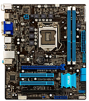 НАДЕЖНАЯ ПЛАТА LGA1155 ASUS P8B75-M LE USB 3.0/ SATA3 Поддерживает INTEL Core- i7,i5,i3 3го ПОКОЛЕНИЯ ! 1155