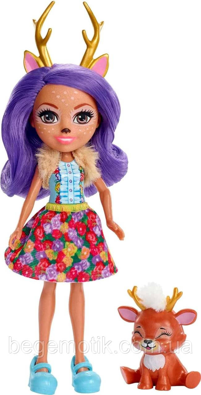 Лялька Енчантималс Олениця Дениса та Спринт Mattel ENCHANTIMALS DANESSA Deer Doll FNH23