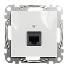 Компютерна розетка RJ45 CAT6 UTP Білий 73х73х35mm ABS-UV [SDD111461] Sedna Design & Elements Schneider Electric