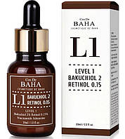 Антивiкoва сироватка для обличчя Cos De Baha L1 Bakuchiol & Retinol Serum, 30 мл