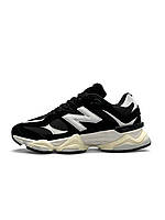 Женские кроссовки New Balance 9060 PRM Black White (Нев Балансе черные)